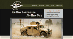 Desktop Screenshot of amerex-defense.com